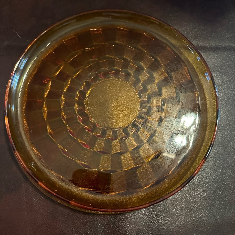 Indiana glass lunch plate